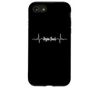 Virginia Beach City Vibes | Heartbeat Travel Estetic Custodia per iPhone SE (2020) / 7 / 8