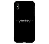 Virginia Beach City Vibes | Heartbeat Travel Estetic Custodia per iPhone XS Max