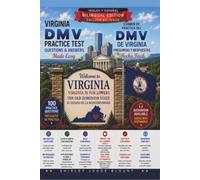Virginia DMV English Test Made Easy™: Driver’s License Written Test Study Guide with Practice Questions | English & Spanish Edition