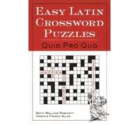 Easy Latin Crossword Puzzles