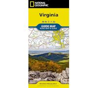 Virginia: Guidemap, Road Map & Travel Guide [Lingua Inglese]: State Guide Maps