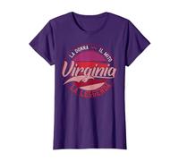 Virginia La Donna Il Mito la Leggenda Maglietta, Donna, Viola, XL