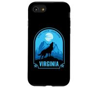 Virginia Live Love Esplora il design del lupo ululante Custodia per iPhone SE (2020) / 7/8