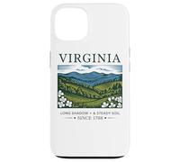 Virginia Long Shadow Terreno costante dal 1788 Custodia per iPhone 13