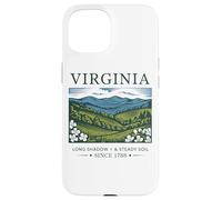 Virginia Long Shadow Terreno costante dal 1788 Custodia per iPhone 15