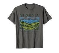 Virginia Long Shadow Terreno costante dal 1788 Maglietta