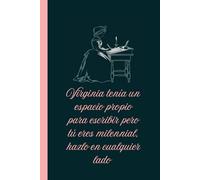 Virginia tenía un espacio propio para escribir pero tú eres milennial, hazlo en cualquier lado: Cuaderno para escribir hasta de pie en el metro, porque no te podrás comprar una casa en tu vida