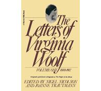 Virginia Woolf Nigel Ni The Letters of Virginia Woolf: Vol. 1 (1888 (Tascabile)