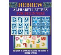 Virginie Alliel Hebrew Alphabet Letters for Beginners (Tascabile)