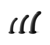 VIRGITE - SHE HAS THE POWER Classic Dildo Set di 3 DILDOS TAGLIA S/M/L NERO