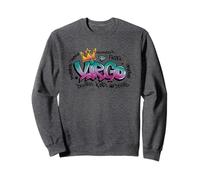 Virgo Crown Cosmic Vibes Energia Felpa
