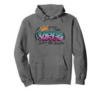 Virgo Crown Cosmic Vibes Energia Felpa con Cappuccio
