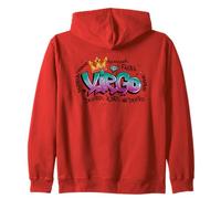 Virgo Crown Cosmic Vibes Energia Felpa con Cappuccio