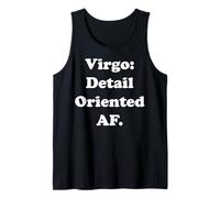 Virgo Detail Oriented AF Astrology Zodiac Canotta