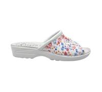 VIRGO FIRENZE Ciabatte Donna in Pelle professionali Made in Italy Sanitarie punta Aperta Fresche e Colorate 4 stagioni, fant13, 41