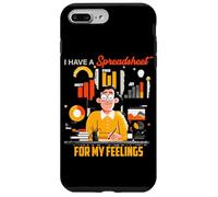 Virgo Zodiac I Have A Spreadsheet For My Feelings Custodia per iPhone 7 Plus/8 Plus