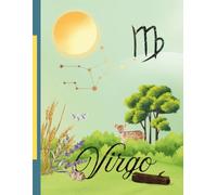 Virgo Zodiac Notebook 8.5 x 11 | Sacred Earth Symbol Journal with Constellation, Mercury & Alchemical Symbols: 90-Page Lined Notebook with Flower of ... Imagery | Astrology Gift for Virgo Souls