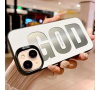 VirgoCCY Custodia per iPhone 15 con scritta in lingua inglese "GOD Has A PLAN for You", carina stampa con lettere, design estetico, custodia semplice, in morbido TPU, sottile, antiurto, per ragazze