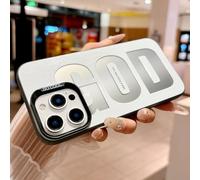 VirgoCCY Custodia per iPhone 15 Pro, con scritta "GOD Has A PLAN for You", carina e alla moda, con stampa di lettere, design estetico, custodia semplice, in morbido TPU, sottile, antiurto, per ragazze