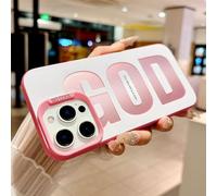 VirgoCCY Custodia per iPhone 15 Pro Max, con scritta "GOD Has A PLAN for You", carina e alla moda, con stampa di lettere, design estetico, custodia semplice, in morbido TPU, sottile, antiurto, per