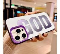 VirgoCCY Custodia per iPhone 16 Pro, con scritta "GOD Has A PLAN for You", carina e alla moda, con stampa di lettere, design estetico, custodia semplice, in morbido TPU, sottile, antiurto, per ragazze