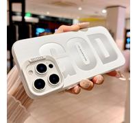 VirgoCCY Custodia per iPhone 16 Pro Max, con scritta in lingua inglese "GOD Has A PLAN for You", carina e alla moda, design estetico, custodia semplice, in morbido TPU, sottile, antiurto, per ragazze
