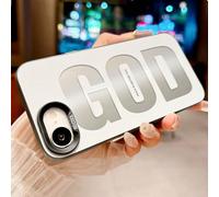 VirgoCCY Custodia per iPhone 16e con scritta "GOD Has A PLAN for You", carina stampa con lettere, design estetico, custodia semplice, in morbido TPU, sottile, antiurto, per ragazze, donne e uomini