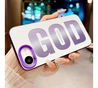 VirgoCCY Custodia per iPhone 16e con scritta "GOD Has A PLAN for You", carina stampa con lettere, design estetico, custodia semplice, in morbido TPU, sottile, antiurto, per ragazze, donne e uomini