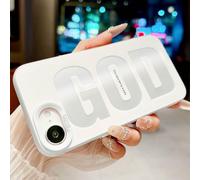 VirgoCCY Custodia per iPhone 16e con scritta "GOD Has A PLAN for You", carina stampa con lettere, design estetico, custodia semplice, in morbido TPU, sottile, antiurto, per ragazze, donne e uomini