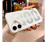 VirgoCCY Custodia per iPhone 17 con scritta "GOD Has A PLAN for You", carina stampa con lettere, design estetico, custodia semplice, in morbido TPU, sottile, antiurto, per ragazze, donne e uomini