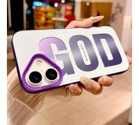 VirgoCCY Custodia per iPhone 17 con scritta in lingua inglese "GOD Has A PLAN for You", carina stampa con lettere, design estetico, custodia semplice, in morbido TPU, sottile, antiurto, per ragazze