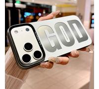 VirgoCCY Custodia per iPhone 17 Pro, con scritta "GOD Has A PLAN for You", carina e alla moda, con stampa di lettere, design estetico, custodia semplice, in morbido TPU, sottile, antiurto, per ragazze