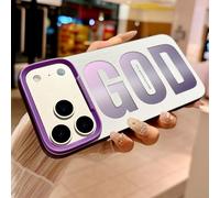 VirgoCCY Custodia per iPhone 17 Pro Max, con scritta in lingua inglese "GOD Has A PLAN for You", carina e alla moda, design estetico, custodia semplice, in morbido TPU, sottile, antiurto, per ragazze