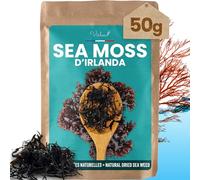 VIRHEA® Muschio di Mare Intera 50g - Alga Secca Irlandese per Superalimento - Ricca di Minerali, Iodio e Vitalità per Energia e Detox - Ideale per Pelle, Capelli e Immunità