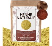 VIRHEA Polvere naturale di henné 250 g - Qualità AAA+ per capelli intensi e cura