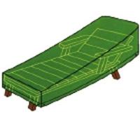 Viridex COPERTURE LETTINI Telo Protezione Cover IMPERMEABI Colore Verde CM.200X76X76/40 cod.2612932