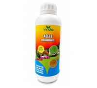 viridia Aceto Acido Acetico corroborante Naturale Liquido Concentrato - Stop Erbe Infestanti, Controllo Vegetazione Indesiderata, 1 litro