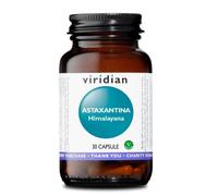 Viridian Astaxantina Himalayana Integratore Alimentare Antiossidante Vegano 30 Capsule