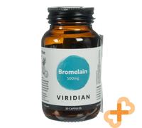Viridian Bromelina 500 Mg 30 Capsule Supporto Per Il Sistema Digestivo