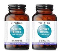 Viridian Ginkgo Biloba Leaf Extr 60Cps 2x60 pz Capsule