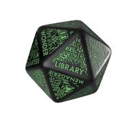 Viridian Jumbo Dice Dungeon Room Generator D20 Black Q Workshop