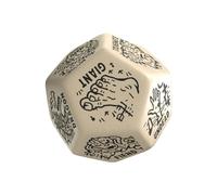 Viridian Jumbo Dice Monster Generator Die D12 Beige Q Workshop
