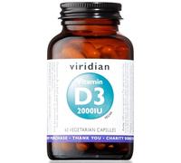 VIRIDIAN Vitamin D3 2000 IU 60 Capsule