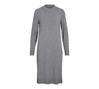 VIRIL Crew Neck L/S Midi Dress - Noos, Melange Grigio Medio, XXL
