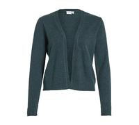 VILA VIRIL Short L/S Knit Cardigan-Noos Maglione, Ponderosa Pine/Dettagli: mélange Scuro, S Donna