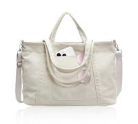 virkwuy Borsa Mare Grande Xxl Famiglia, Tote Bag, Borsa Università Donna, Progettata per Contenere gli Oggetti Essenziali di Uso Quotidiano, Ideale per Andare al Lavoro, Fare Shopping e Brevi Viaggi