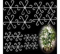 Virmoek 16 supporti per steli per piante, supporto per piante da interno, 4 misure, supporti per piante rampicanti, stabilizzatori per piante da appartamento riutilizzabili, accessori per piante da