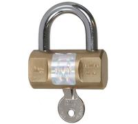 Viro 102.69 Lucchetto Cilindrico KA (chiavi uguali fra loro), Base da 50 mm, Ottone