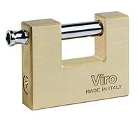 Viro 107.69 Lucchetto per Serranda Ka (Chiavi Uguali fra loro), Base da 84 mm