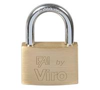 PRL) LUCCHETTO OTTONE 60 mm FAI VIRO BRASS PADLOCK CASE 2 3/8" CADENAS CANDADO